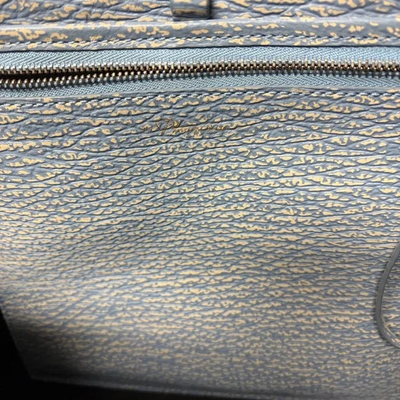 3.1 Phillip Lim medium Pashli Textured Light Blue Satchel - Picture 8 of 10